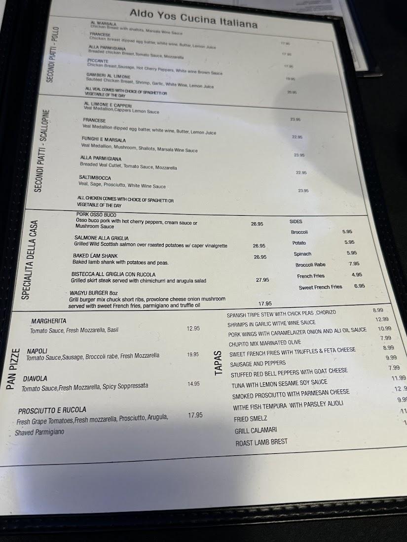 Aldo Yo's Cucina Italiana - 94 Trattoria Italiana